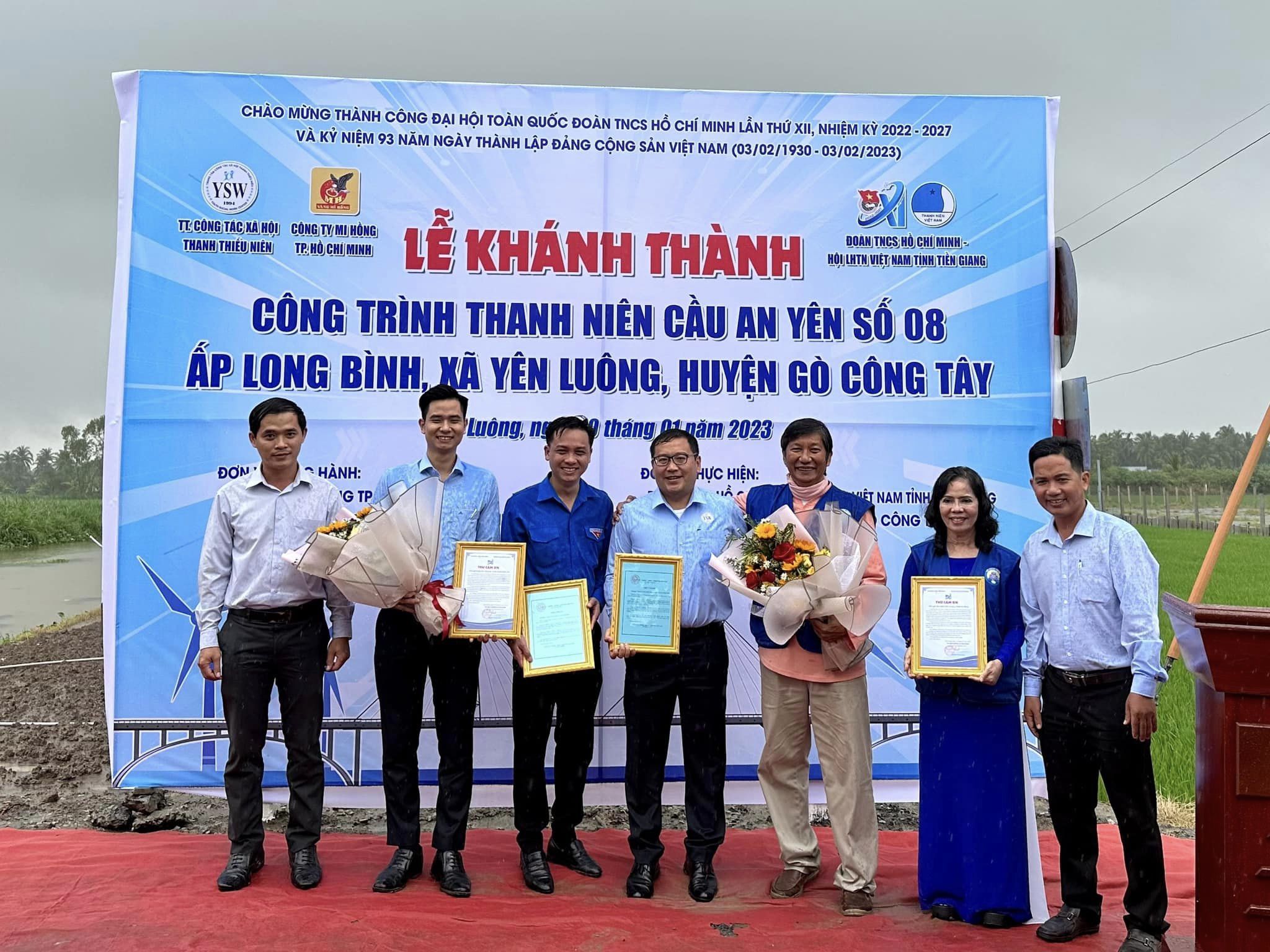 Lễ khánh thành “Cầu An Yên số 08” tại tỉnh Tiền Giang